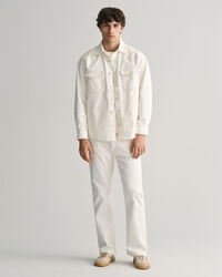 Loose fit hvide jeans