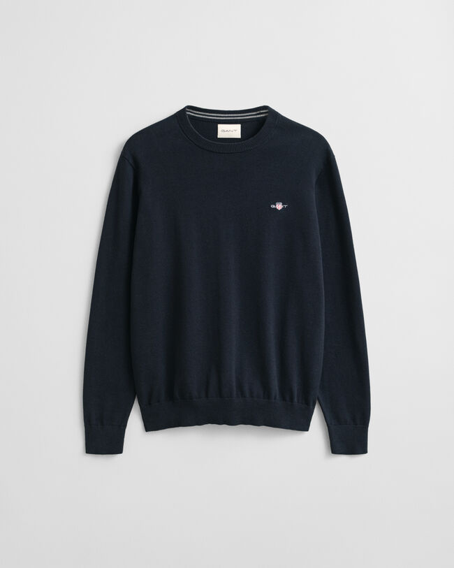 Klassiske crewneck sweater i bomuld