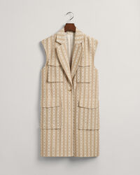 Chain jacquard vest