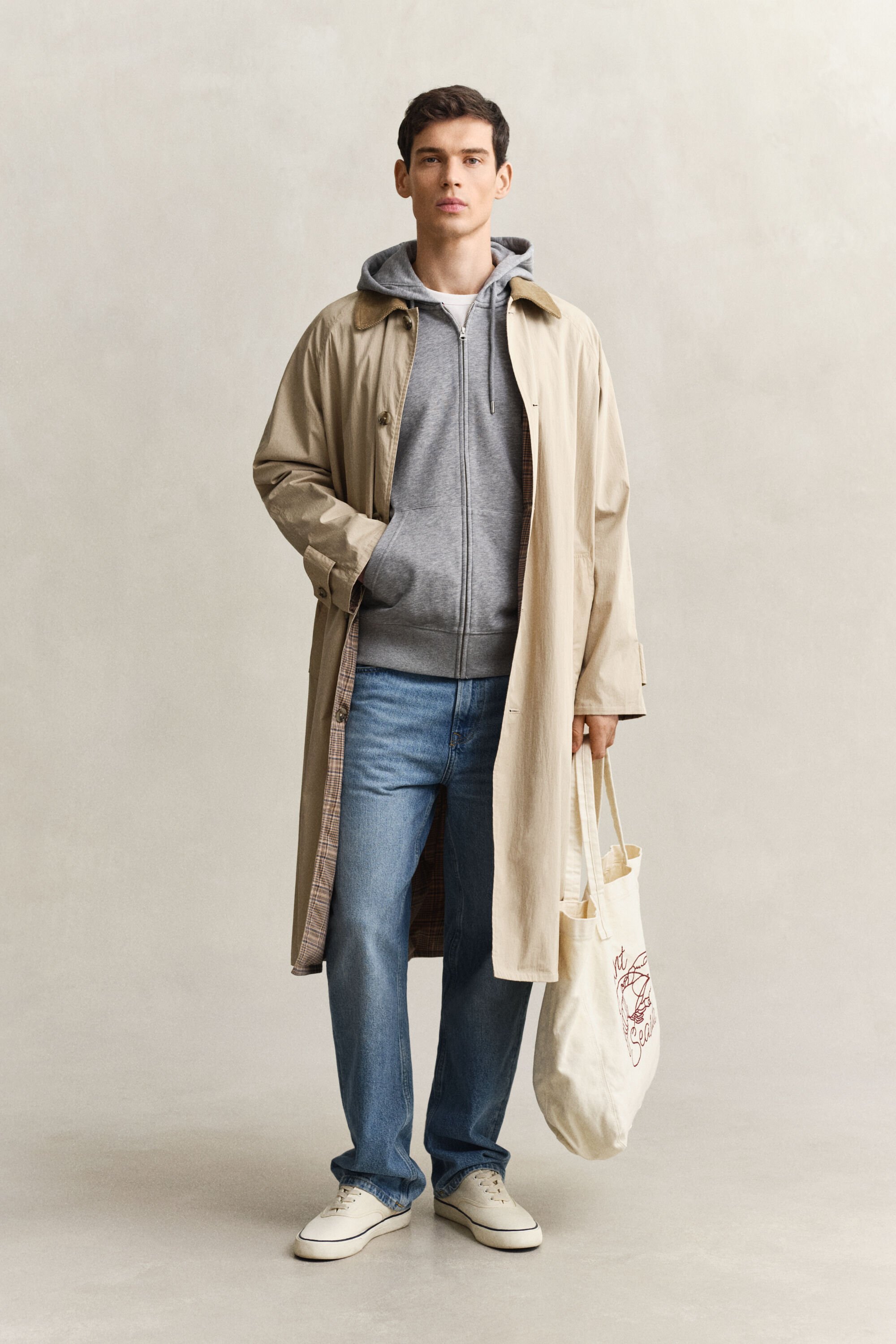 Shield hættetrøje med lynlås