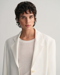 Fluid frakke i fuld længde