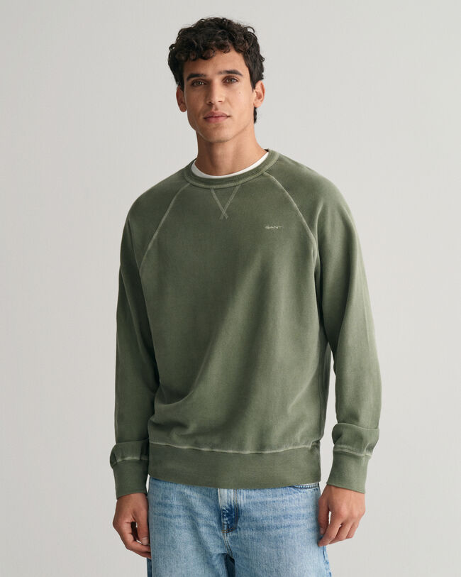 Sunfaded sweatshirt med crewneck