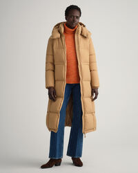 Dunfrakke i fuld længde