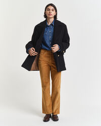 Jeans i jernbanefløjl med svaj