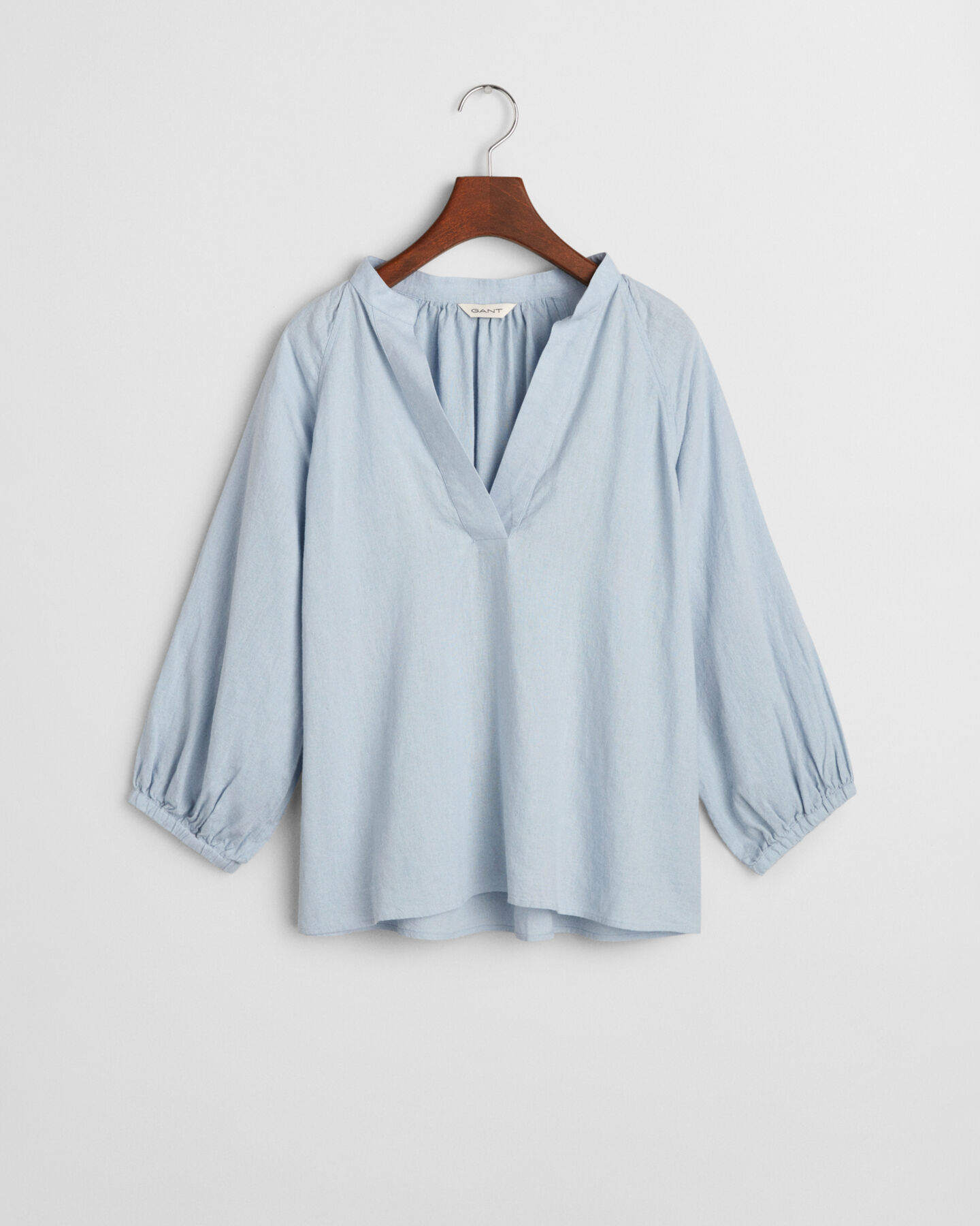 H&oslash;rbluse med korte &aelig;rmer