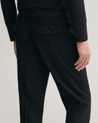 Slim fit bukser af flannel