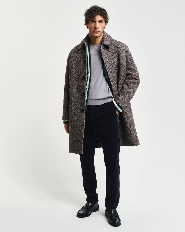 Crewneck sweater af ekstra fin merinould