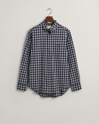 Regular fit flannelskjorte med mikrotern