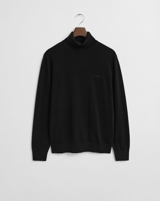Rullekrave sweater af ekstra fin merinould