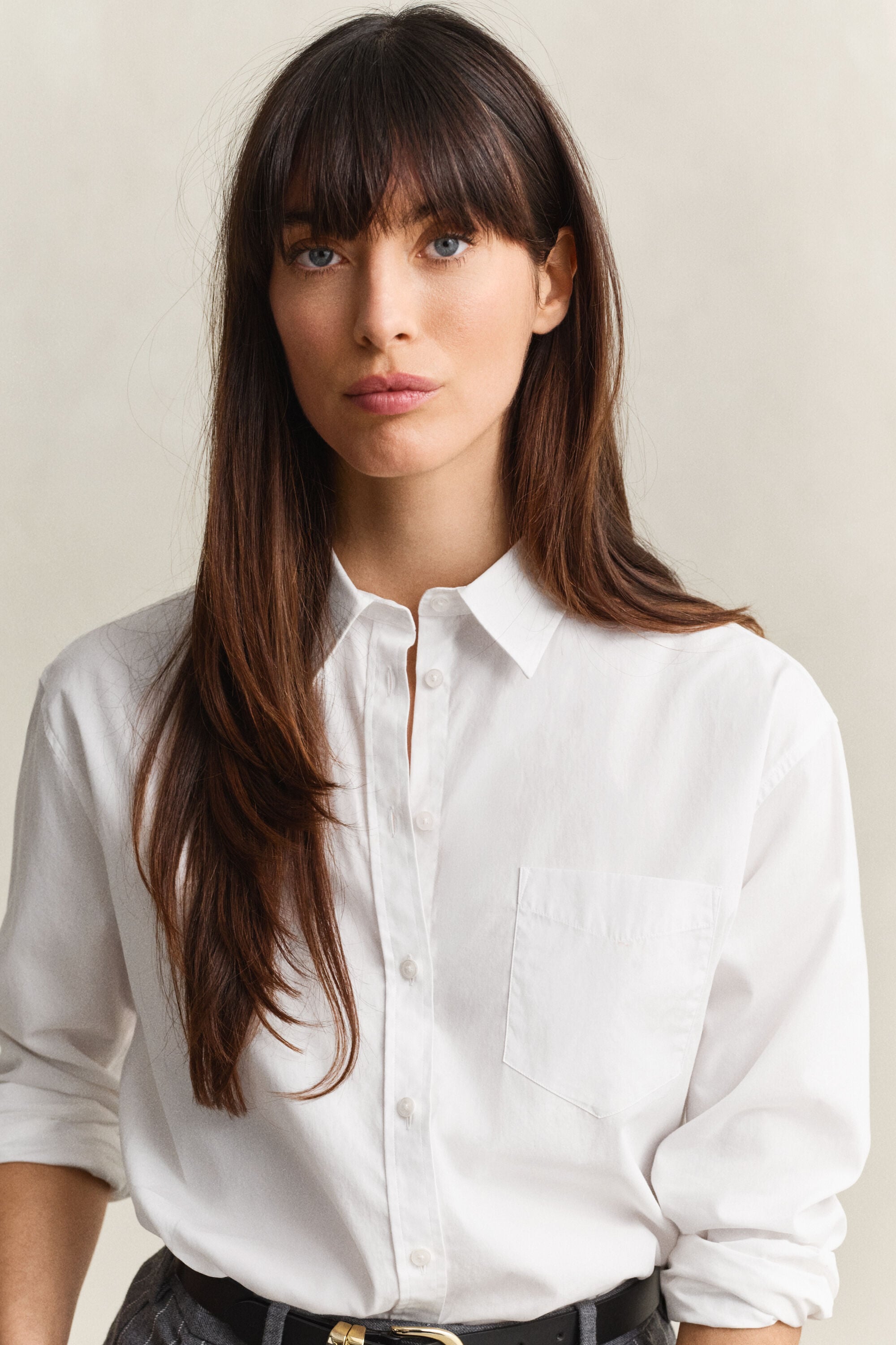 Relaxed Fit klassisk poplin-skjorte