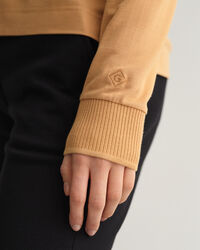 Detail Collar lang&aelig;rmet piqu&eacute; poloskjorte