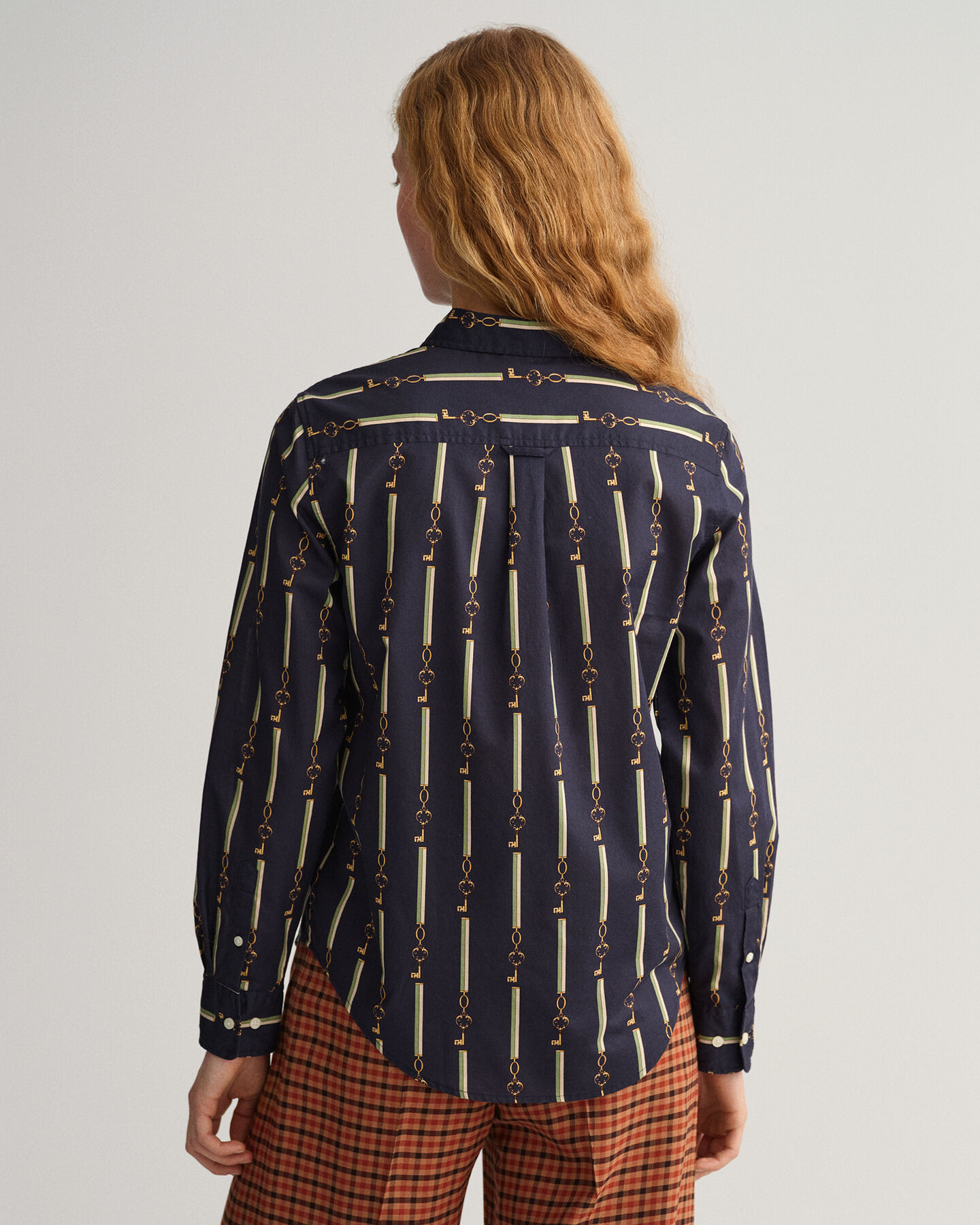 Regular fit American Luxe skjorte af bomuldsvoile