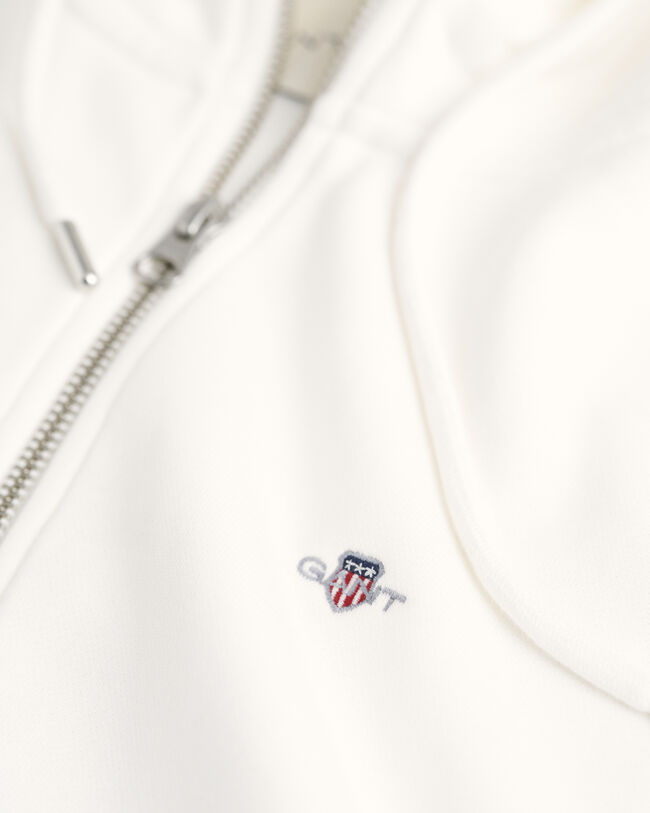 Shield hættetrøje med lynlås