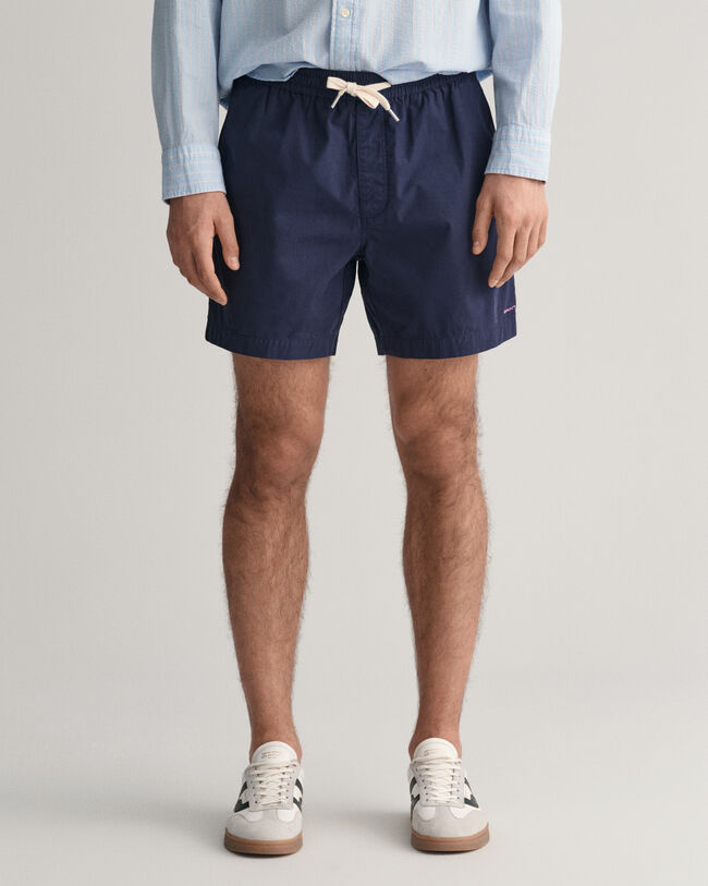 Bomuldsshorts med l&oslash;besnor