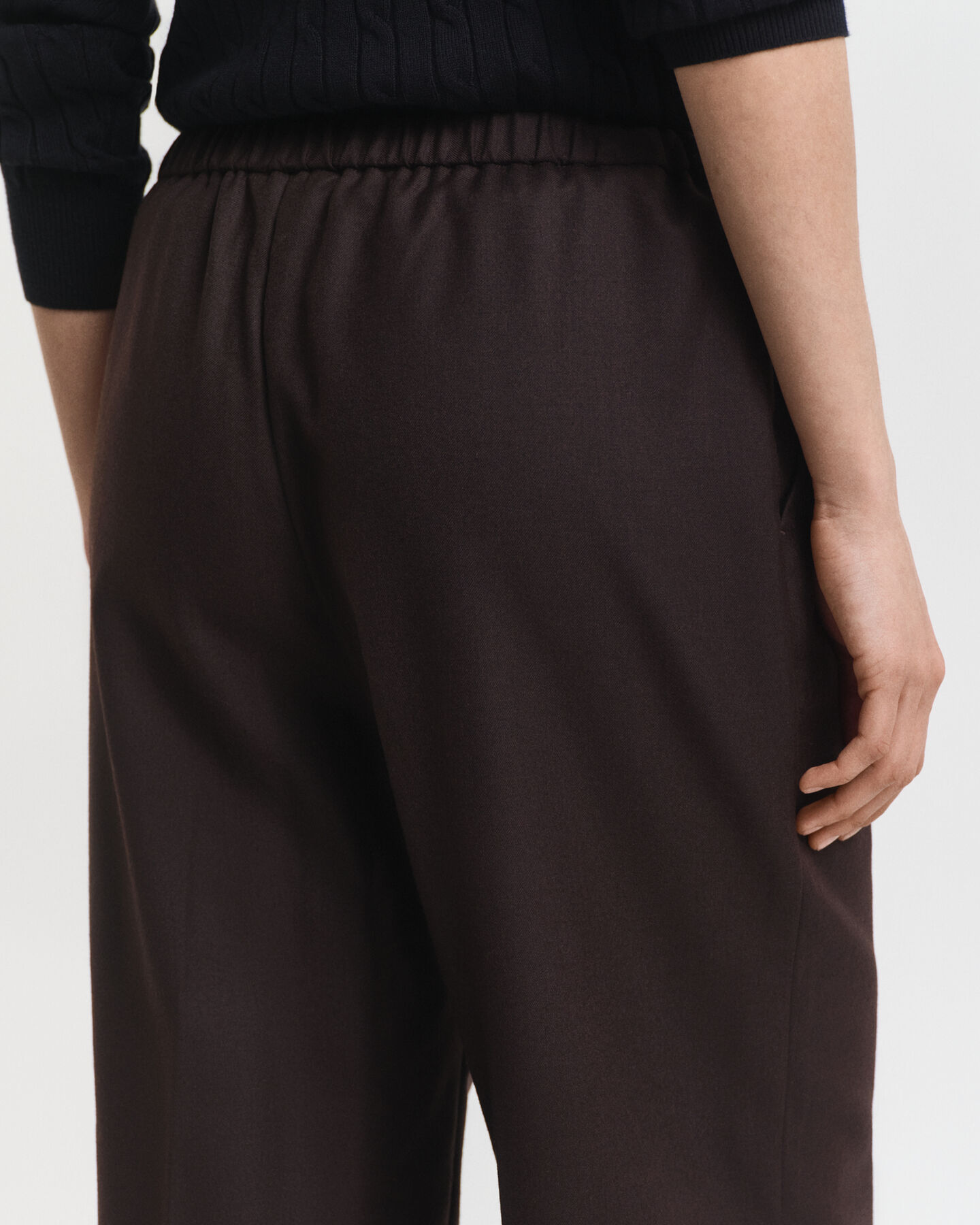 Pull-on-bukser i uldblanding