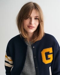 Strikket Varsity Jacket