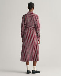 Slim fit Geometric skjortekjole