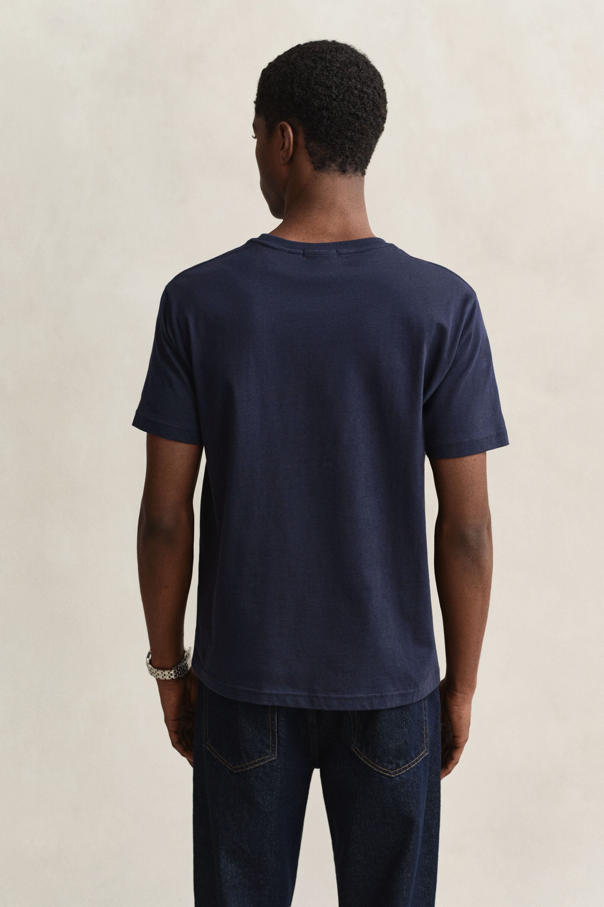 Regular T-shirt med skjold
