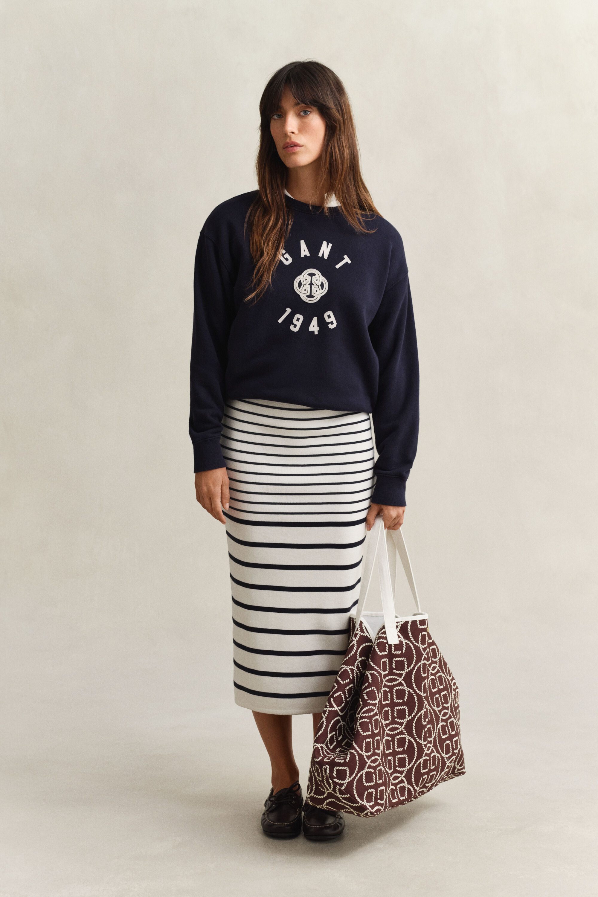 Graphic sweatshirt med crewneck