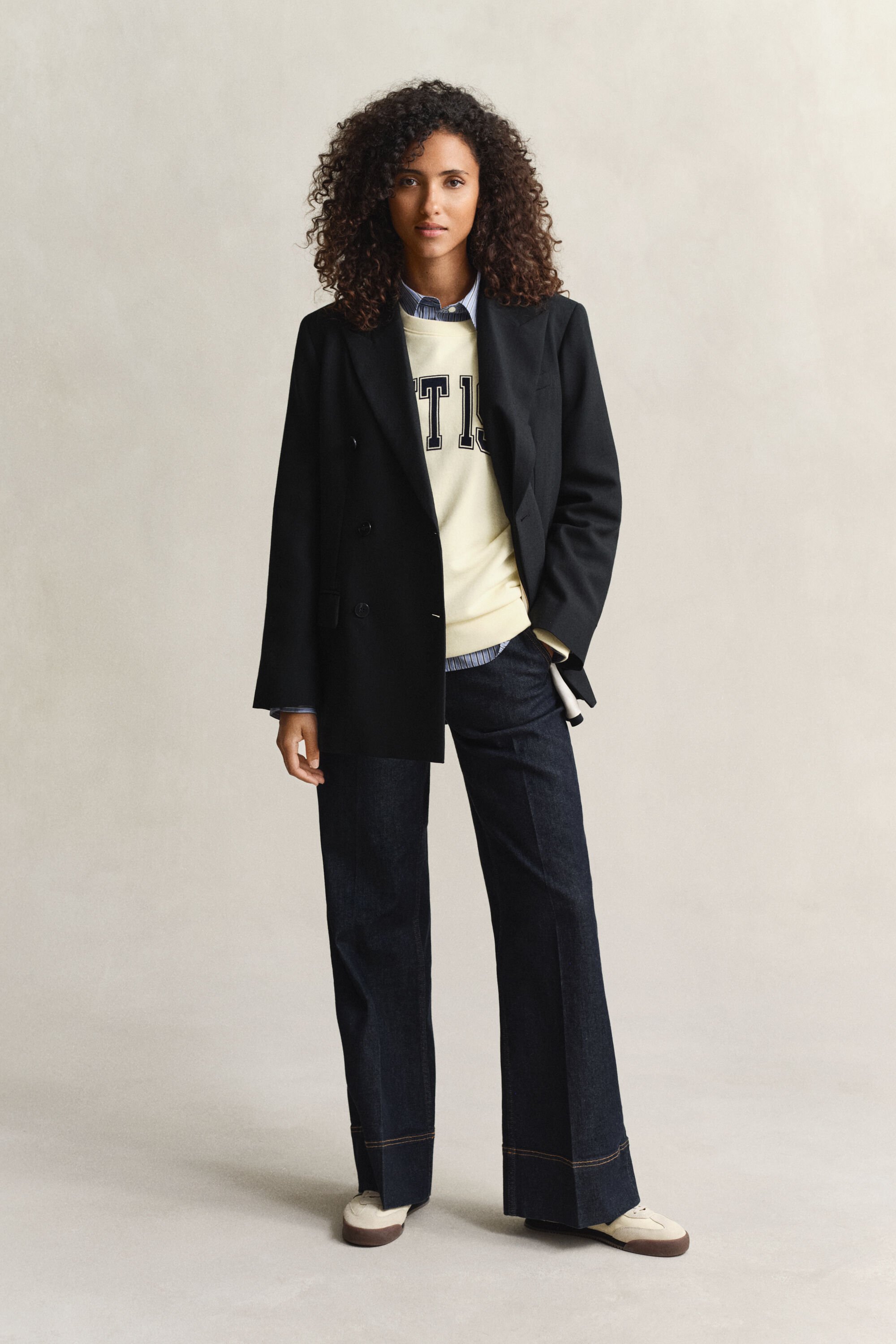 Graphic sweatshirt med crewneck