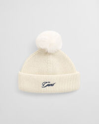 Girls beanie med pompon