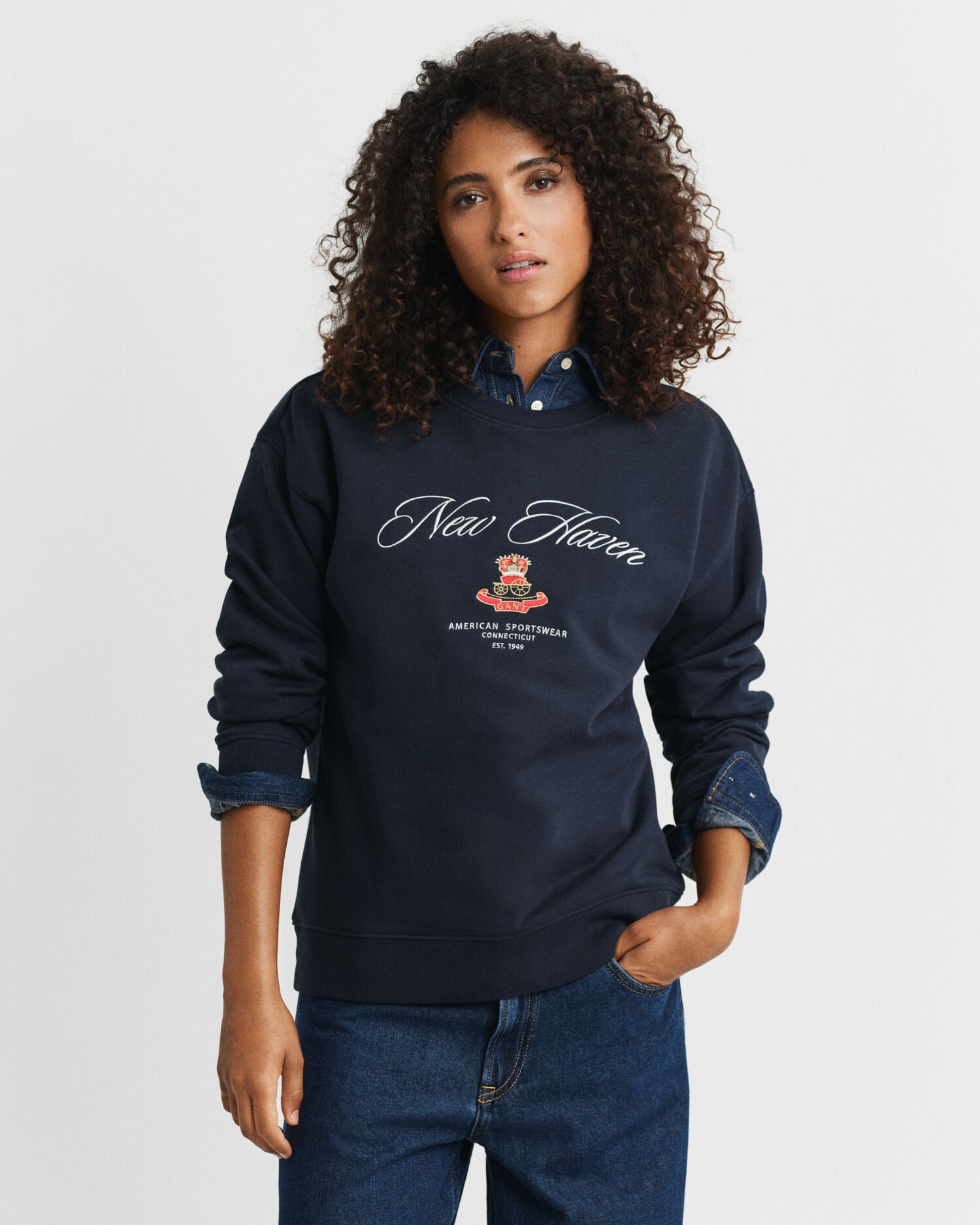 Crest Graphic crewneck sweatshirt
