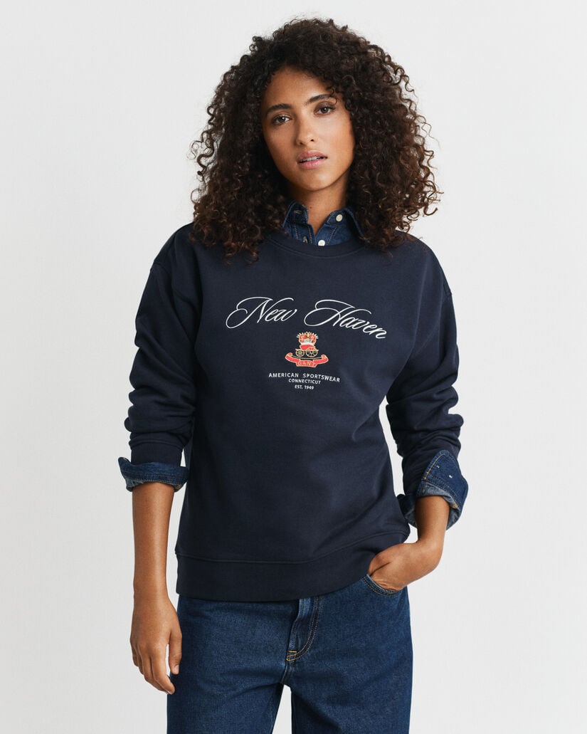 Crest Graphic crewneck sweatshirt