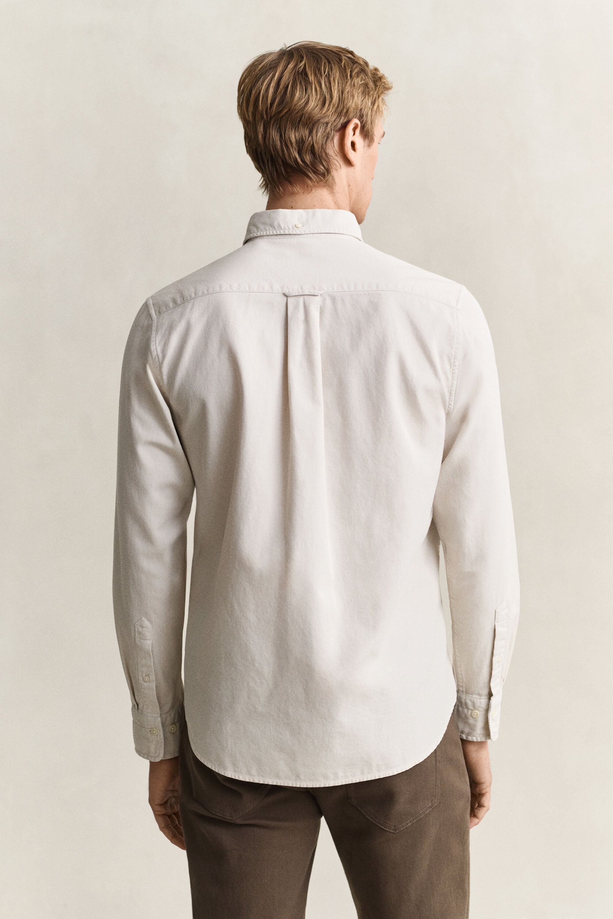 Regular fit skjorte af twill