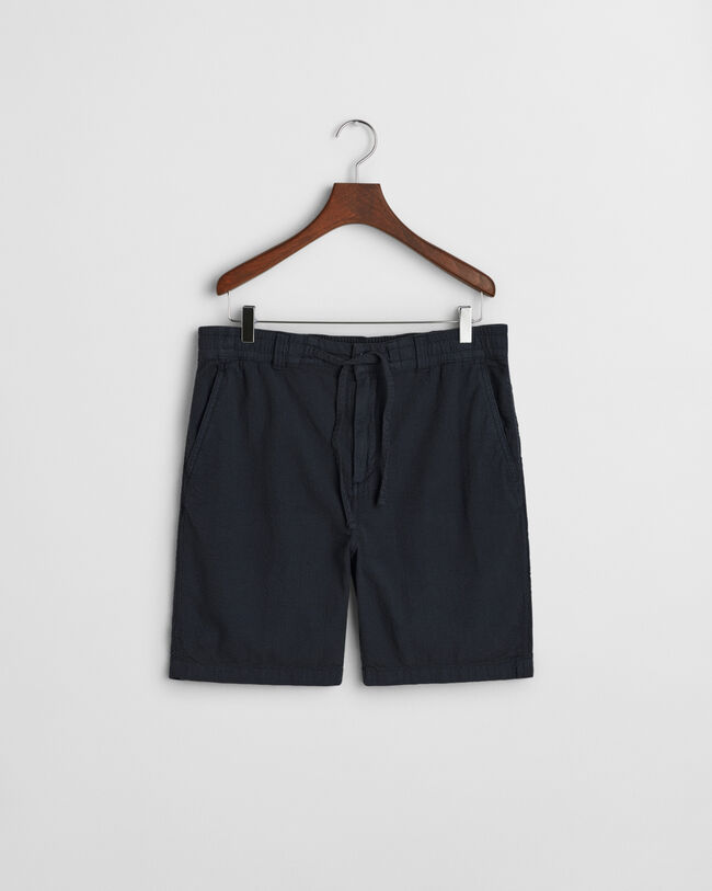 Regular fit seersucker-shorts