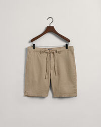 Relaxed fit shorts af h&oslash;r med l&oslash;besnor