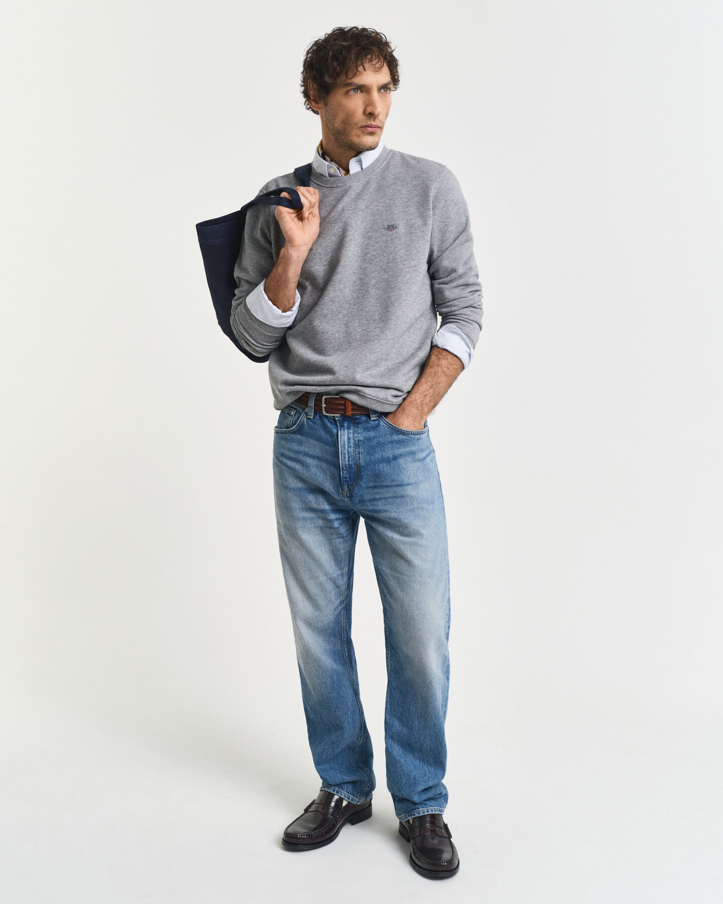 Shield sweatshirt med crewneck