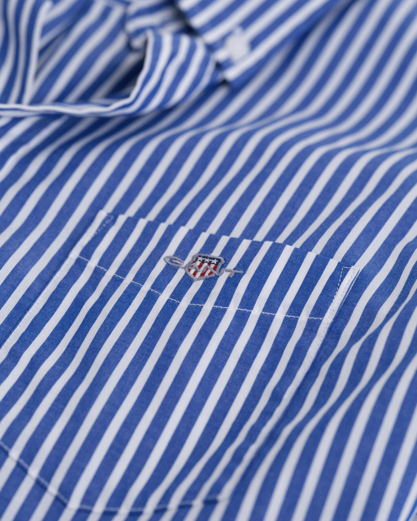 Teens Shield poplin skjorte med striber