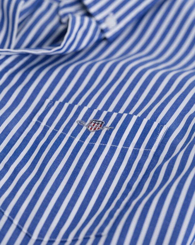 Teens Shield poplin skjorte med striber