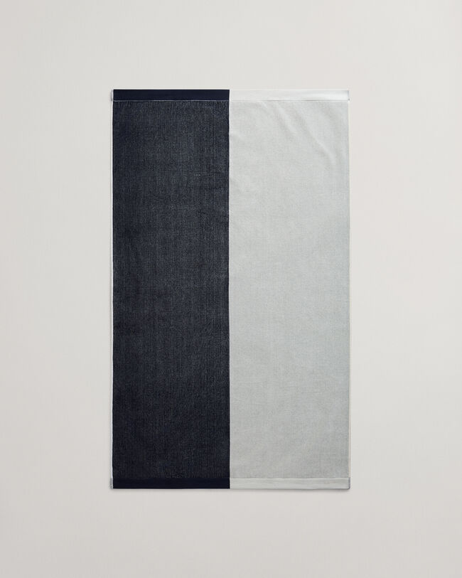 Strandhåndklæde med kraftig stribe