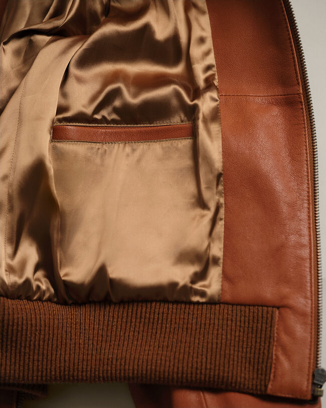 Wrangler x GANT læderjakke