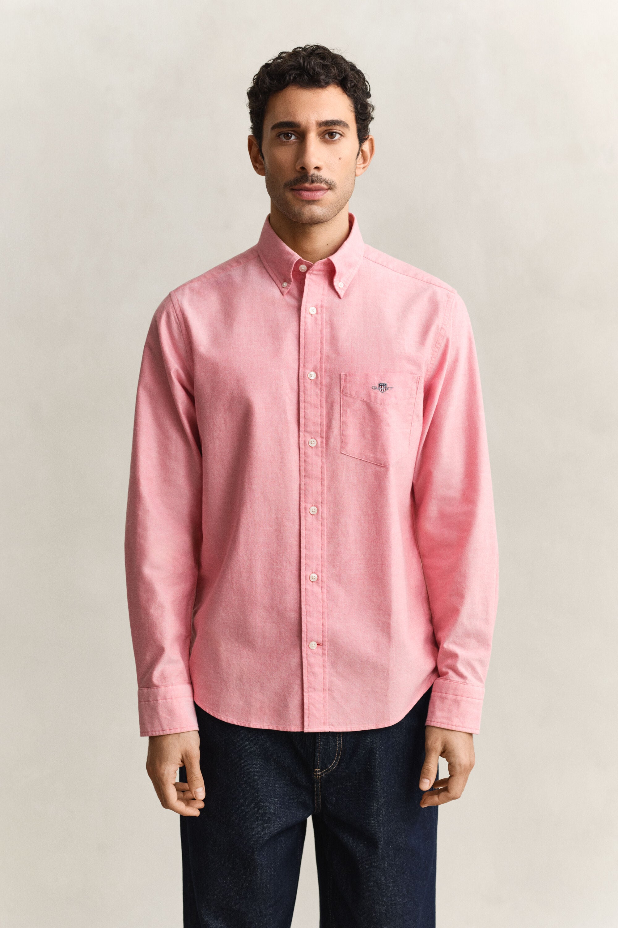 Regular fit klassisk Oxford-skjorte