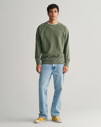 Sunfaded sweatshirt med crewneck