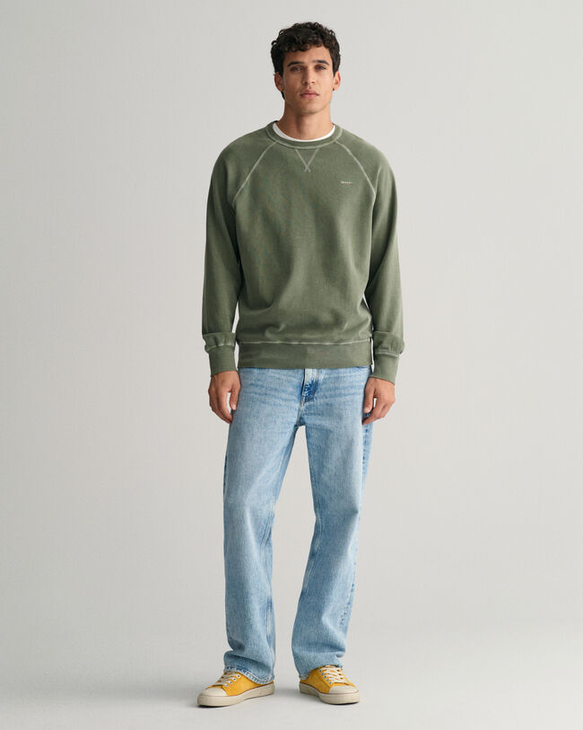 Sunfaded sweatshirt med crewneck