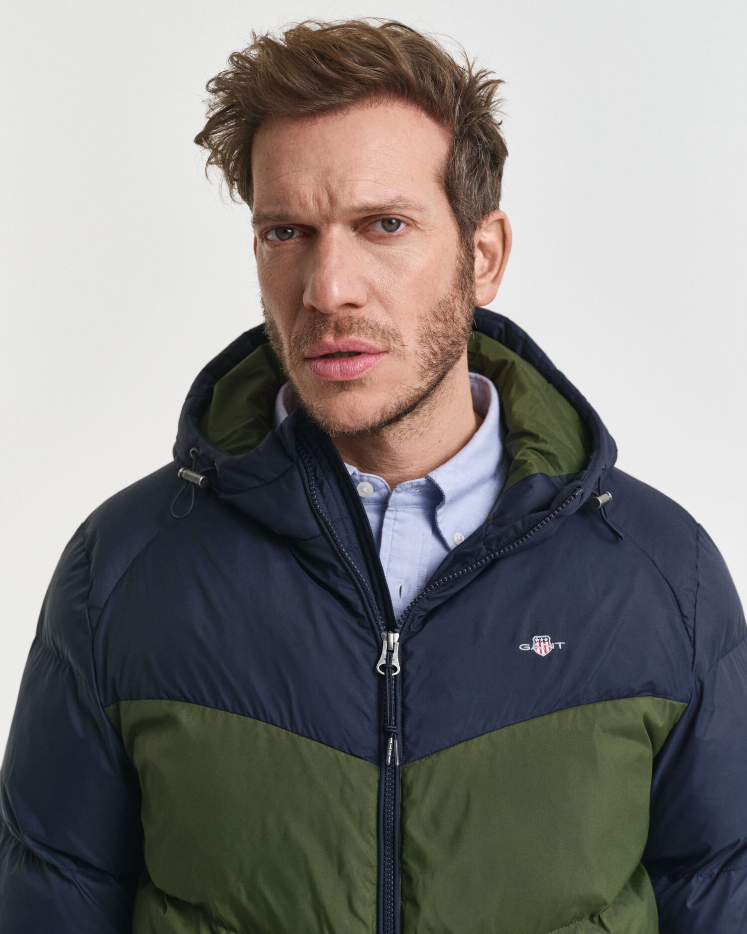 Active Cloud jakke med farveblokke