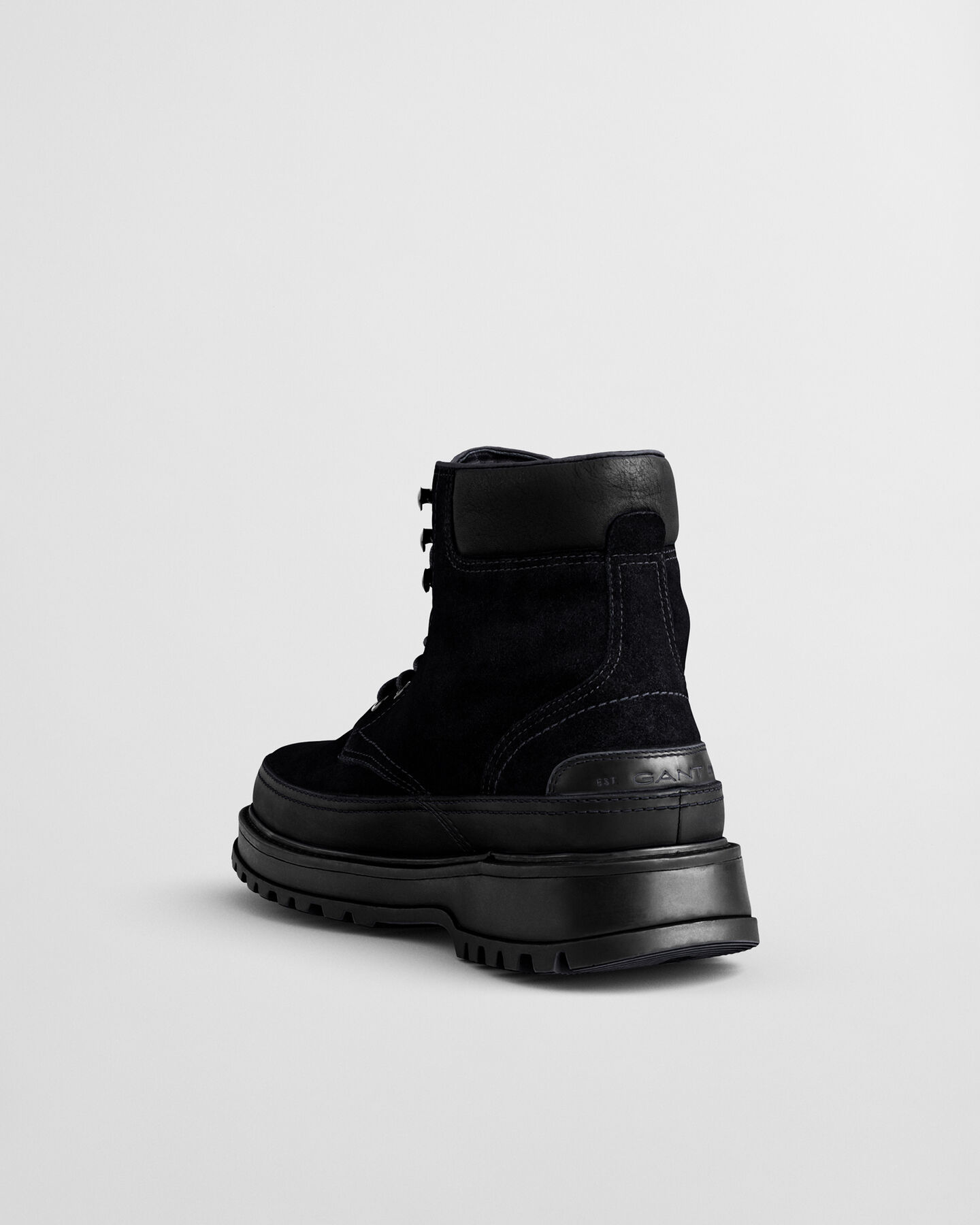 Clafton ruskindsstøvler med snørebånd