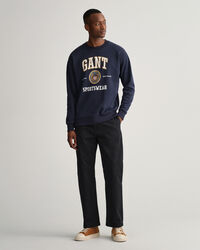 Crest Shield sweatshirt med crewneck