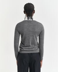 Cardigan af ekstra fin merinould