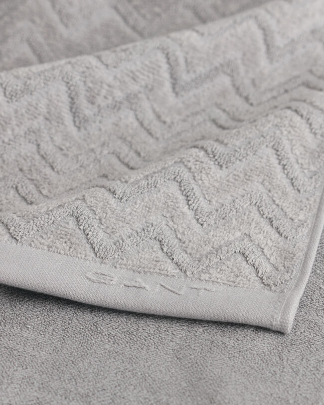 Jacquard sildebensmønstret håndklæde 70X140