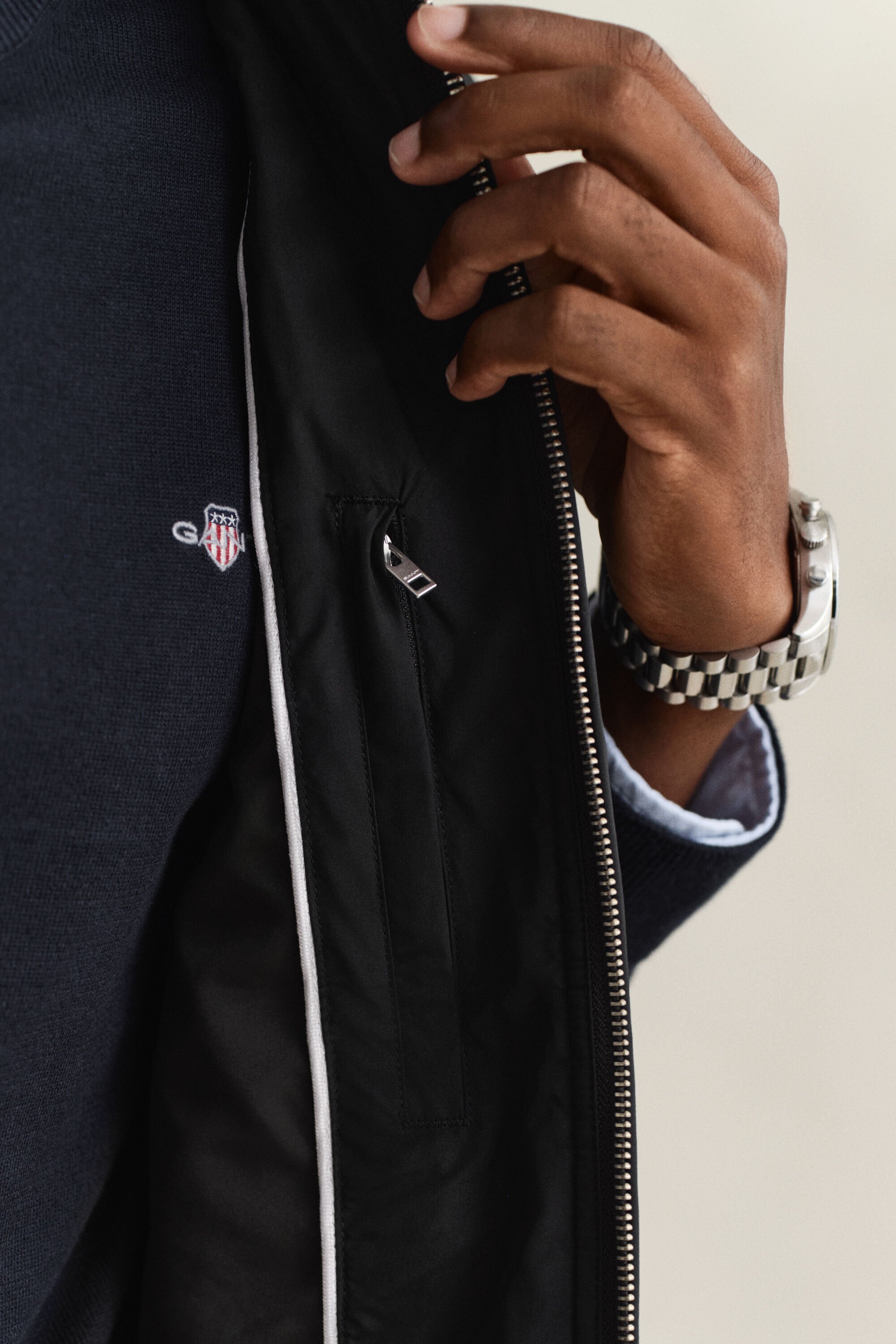 Quiltet Windcheater vest