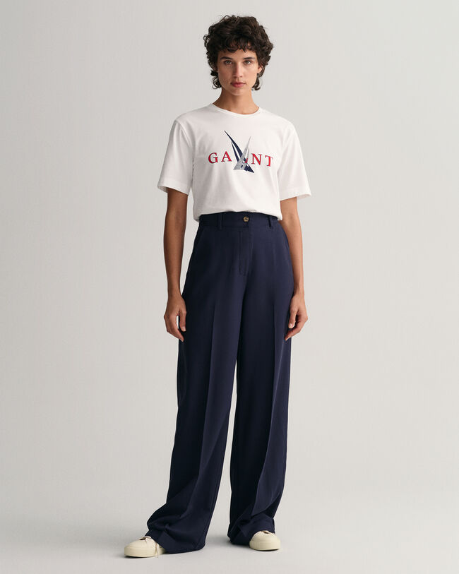 T-shirt med Sail-tryk