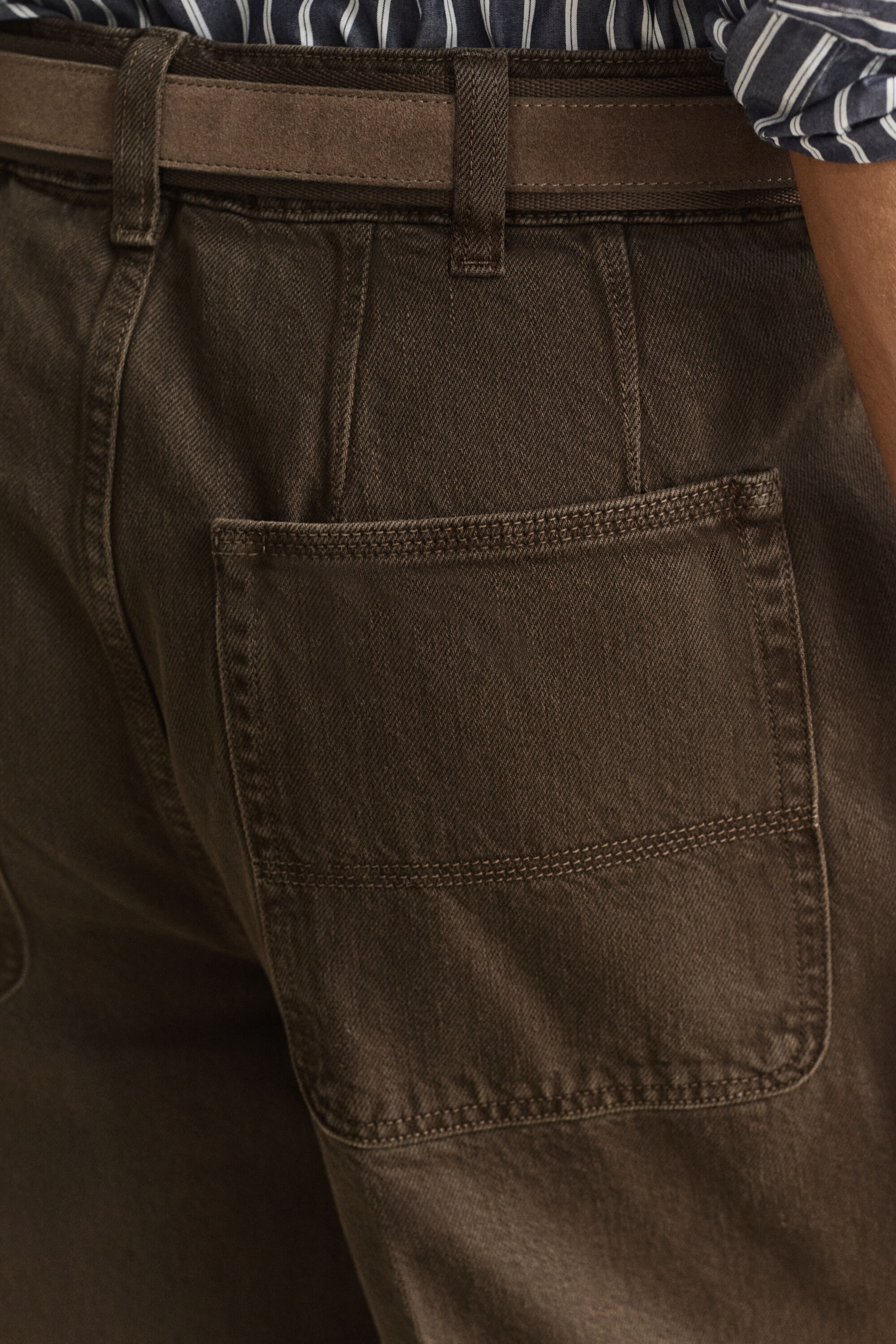 Overfarvede jeans