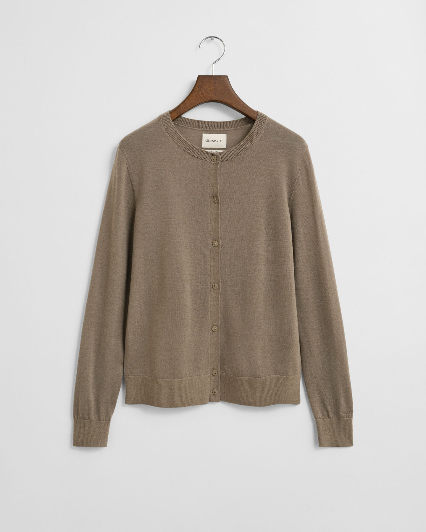 Cardigan af ekstra fin merinould