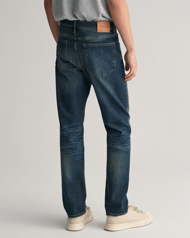 Regular fit Archive vaskede jeans