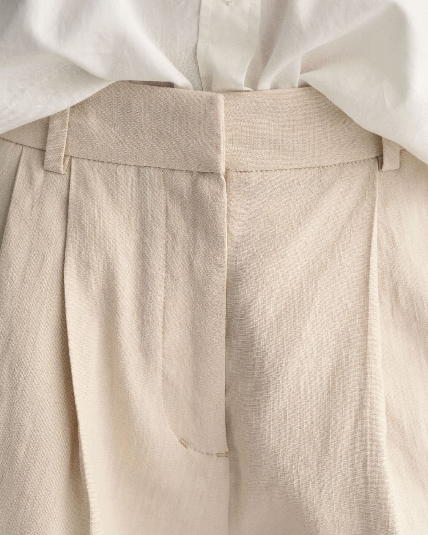 Skræddersyede shorts af strækhør