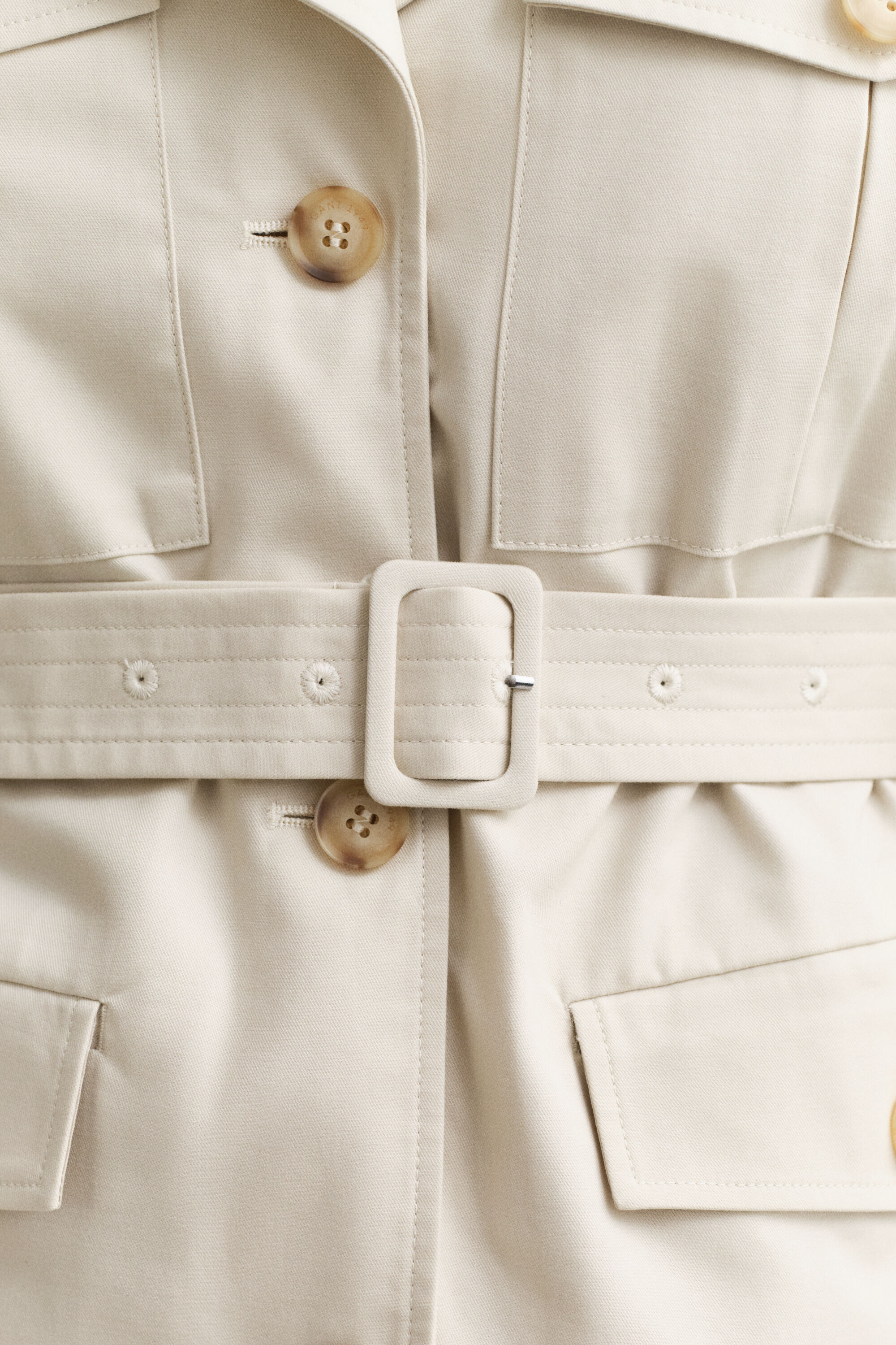 Utility-jakke med bælte